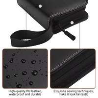 Mini album de cartes en PU avec fermeture éclair, 1 pochette, 80 pochettes à chargement par le haut, 40 pochettes amovibles, petit album pour cartes à collectionner TCG