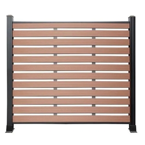 Panel de plástico WPC de color <span class=keywords><strong>PRIME</strong></span>, paneles de valla de privacidad, VALLA DE Wpc compuesta de plástico de madera barata para exteriores - Product Image 1