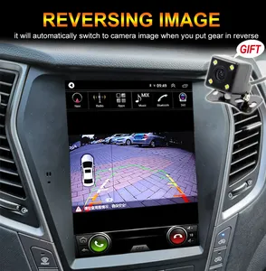 Đa phương tiện cho Hyundai Santa Fe <span class=keywords><strong>ix45</strong></span> <span class=keywords><strong>Android</strong></span> 13 2013 2014-2017 2 DIN cam <span class=keywords><strong>Android</strong></span> đài phát thanh xe máy nghe nhạc GPS navigation video - Product Image 5