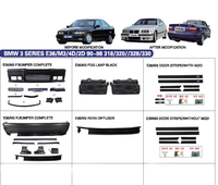Accessoires E36 en gros d'usine de haute qualité adaptés à la jupe latérale BMW E36 M3 Look 1992 1998