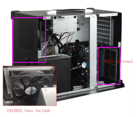 Nuevo modelo portátil industria computadora 17,3 pulgadas 1920*1080 resolución Atx Matx PC chasis de computadora con teclado