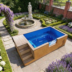 Custom Shaped Fiberglass <b>Pool</b> with Non-Slip Surface and Integrated Safety Features <b>Pool</b> - Product Image 1