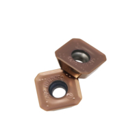 Plaquette de fraisage à face indexable en carbure de tungstène revêtue PVD ACME R245-12T3E-ML, outil de fraisage pour tour CNC, forme carrée, OEM