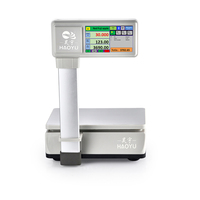 Báscula Inteligente HAOYU de 30 kg con Pantalla LCD para Calcular Precios, Precisión de 10 g, Aplicación Disponible, OEM