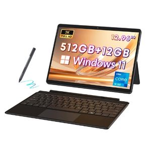 <span class=keywords><strong>CHUWI</strong></span> 2024 Hi10 Max 2 en 1 Tablet portátil Intel Core N100 12,96 "3K IPS pantalla 12GB RAM 512GB SSD tabletas Win11 2,4G/5G Wifi - Product Image 1