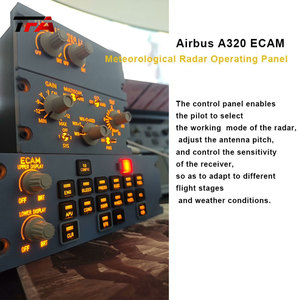 Simulateur de vol A320 en gros : Machine d'amusement avec cockpit, configuration de jeu de simulateur de vol et panneau de commande du radar météorologique - Product Image 3