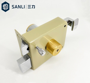 Cerradura <span class=keywords><strong>de</strong></span> Alta Calidad <span class=keywords><strong>de</strong></span> Fácil Instalación para Puerta, Cerradura con Llave para Puerta <span class=keywords><strong>de</strong></span> <span class=keywords><strong>Casa</strong></span> Plateada para Puerta Exterior del Hogar - Product Image 3