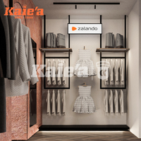 Porte-vêtements en métal moderne, présentoir à vêtements élégant pour les magasins de vêtements