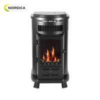 Chauffage intérieur à flamme rouge en gros d'usine 3.4 kw chauffage au gaz portable avec technologie de conception innovante système de ventilateur ECO