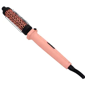 Pro 30 mm Barrel 1.2inch Styling airless Ceramic Hot Ionic Thermal Hair Brush Curling Iron Brush