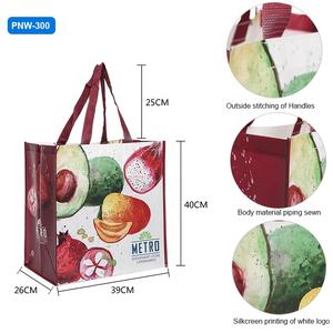 Tas belanja laminasi ramah lingkungan, tas Tote belanja laminasi anti anyaman daur ulang ramah lingkungan - Product Image 2