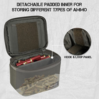 Bolsa Táctica Impermeable para Municiones, Estuche Resistente para Transporte Manual, Paquete Utilitario para Campo de Tiro