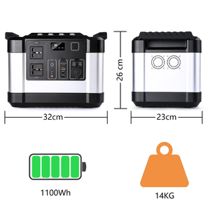 Estación de Energía Portátil con Batería de Litio UPS para Exteriores, Generador de 1000W 2000Wh 3000W, Banco de Energía para Exteriores B1000, UPS para Exteriores Li - Product Image 3