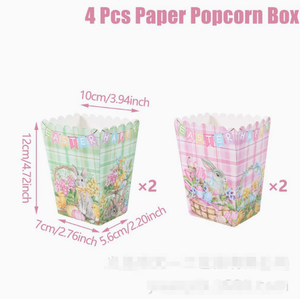 Cajas de Cartón Resistentes DAMAI al por Mayor para Palomitas de Maíz con Diseño de Conejo 3D de Pascua, para Fiestas, Dulces y Aperitivos - Product Image 5