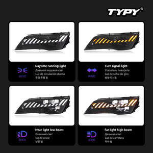 Luces LED de Circulación Diurna con Lente de Señal de Giro Luminosa para Conjunto de Faros de Audi A7 2011-2014, Compatibles con el Nuevo Estilo RS7 - Product Image 5