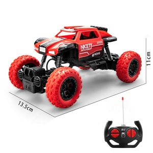 Mobil <span class=keywords><strong>RC</strong></span> Kendaraan Off Road 4x4 1/18 2.4G dengan Bodi Plastik, Mainan Mobil Remote Control untuk Mendaki Batu - Product Image 2