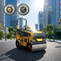 Compacteur routier vibrant à tambour unique professionnel pour des projets de compactage de sols et de routes de haute qualité