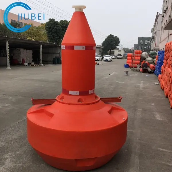 JB800 Yellow White Red And Green Custom Diameter 1400mm Navigation Marine Buoy PE See Warning Ais Buoy Markers with light
