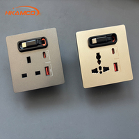 20W Hızlı Şarjlı Duvar USB Prizi Evrensel Cep Telefonu Şarj Prizi Çok Fonksiyonlu Duvar Prizi