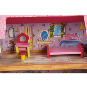 <span class=keywords><strong>Casa</strong></span> <span class=keywords><strong>de</strong></span> Muñecas Miniatura al por Mayor para Niñas con Muebles Pequeños, Regalo para Niñas - Product Image 6