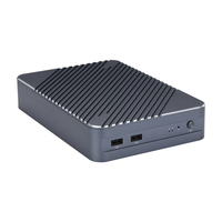 Serveur de Stockage NAS Qotom 4 x Intel 2,5 Gigabit LAN Mini PC Serveur Pare-feu 4 x SSD M.2 Stockage NAS