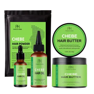 Wholesale Natural And Pure Chebe Oil Chebe Butter Nourishing Strengthen Hair Growth Oil Chebe Powder Kit