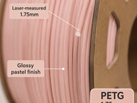 Filamen PETG Yiqiu3D 1.75mm Seri Warna Pastel Kuat dan Tahan Lama untuk Printer 3D 8 Warna untuk Creality Bambu Lab