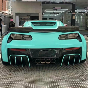 Diffusore Posteriore Inferiore in Fibra di Carbonio Adatto per <span class=keywords><strong>Chevrolet</strong></span> Corvette C7 2014- - Product Image 4