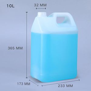 Conteneur carré de 10 litres en PEHD de qualité alimentaire pour échantillons de liquides chimiques, emballage en plastique biodégradable pour le stockage de colle et de peinture - Product Image 5