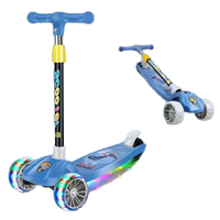 Scooter de planche à roulettes pour enfants cadre animal trottinette pliable pour enfants avec 3 roues