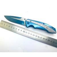 Couteau pliant de poche multifonction en acier inoxydable, outil utilitaire de survie et de camping