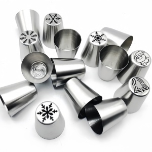 Accesorios de Cocina de Silicona, Juego de Boquillas de Acero Inoxidable para Decoración de Pasteles, Juego de Boquillas para Glaseado y Crema - Product Image 6