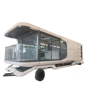 Maison mobile de 40 pieds sur roues avec cuisine équipée, maison-capsule mobile - Product Image 1