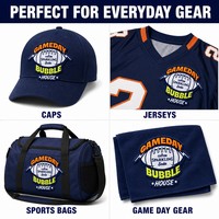 Écusson brodé personnalisé pour le jour du match de football, motif soda scintillant, thermocollant pour équipement des fans de l'équipe