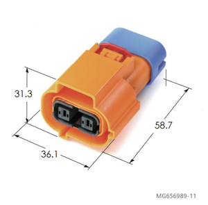 קישוריות/מגבר 2310537-4 מתח גבוה מחבר עבור byd מכונית 12v מתאם מלבני מתאם - Product Image 2
