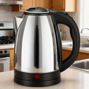 Electric <b>Kettle</b> Stainless Steel 2L Durable Push Button Operation Inner Cover - Product Image 1