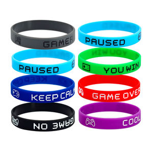 Braccialetti in Silicone alla moda a tema Gaming per videogiochi Party braccialetti in gomma per promozioni di gioco - Product Image 1