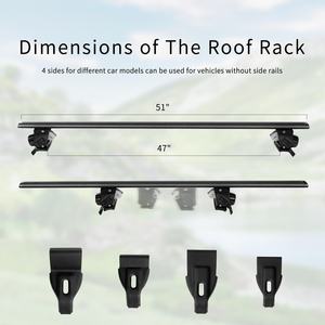 Barres <span class=keywords><strong>de</strong></span> <span class=keywords><strong>toit</strong></span> universelles en alliage d'aluminium Barres transversales Griffe <span class=keywords><strong>de</strong></span> tigre Image <span class=keywords><strong>de</strong></span> voiture <span class=keywords><strong>Barre</strong></span> transversale Top Bagages Cargo - Product Image 5