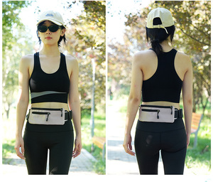 Customized Waterproof Hiking Running Gym Sport Belt Waist Bumbag for Men Fanny Pack With <b>Water</b> <b>Bottle</b> <b>Holder</b> Unisex Fanny Pack - Product Image 5
