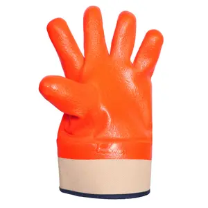 Оптовая продажа, Оригинальные Теплые защитные перчатки с поливинилхлоридным покрытием