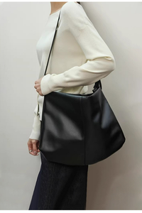 Vendita Calda di Borse a Spalla in Vera Pelle per Donne, Borse Hobo Casual alla Moda in Morbida Pelle Bovina, Borse da <span class=keywords><strong>Donna</strong></span> di Grande Capacità - Product Image 5