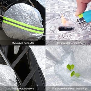 Housse de <span class=keywords><strong>protection</strong></span> <span class=keywords><strong>pare</strong></span>-soleil et anti-neige General Motors en tissu Oxford avec <span class=keywords><strong>protection</strong></span> UV et protège-oreilles latéraux pour <span class=keywords><strong>pare</strong></span>-<span class=keywords><strong>brise</strong></span> de voiture - Product Image 5