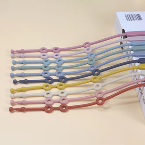 Vente en gros de chaîne de sucette réglable durable en silicone souple anti-perte pour bébé - Product Image 1