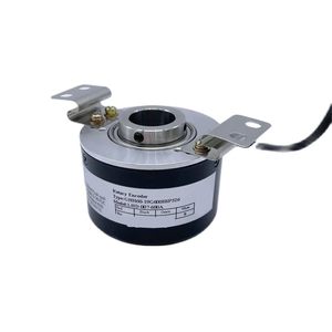 Encodeur rotatif incrémental GHH60, arbre creux de 19 mm, 5-24 VDC, montage à bride push-pull, fils de connexion - Product Image 1