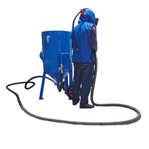 Portable Manual <b>Sandblasting</b> Pot High Cleaning for Outdoor Metal Rust Removal Burnishing Surface Treatment - Product Image 3