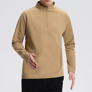 Sweat à capuche coupe-vent en coton personnalisé, design sportif, rugby, motard, randonnée, homme, imperméable, pull à fermeture éclair 1/4, doux, brodé, ODM - Product Image 3
