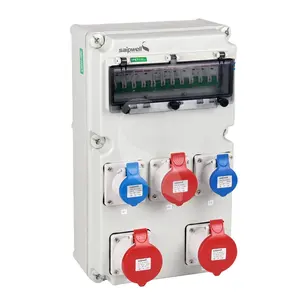 Saipwell 2P + E 3P + E 3P + E + E + N 380vac 32a Industriële Outlet Distributie Board