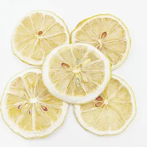 Hot Selling Dried Lemon Slices Wholesale Organic Freeze Dried Lemon Healthy Natural Lemon Chip Dryer