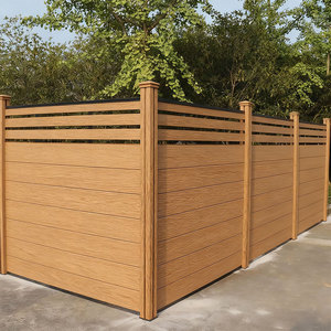 Eenvoudig Te Monteren Tuin Waterdicht Brandwerend Hout Kunststof Composiet <span class=keywords><strong>Wpc</strong></span> Hek Paneelplaten Poort Privacy <span class=keywords><strong>Wpc</strong></span> Hek Paneel Buiten - Product Image 2