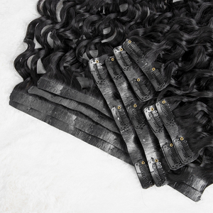 Doppia annegamento russo Remy 100 capelli umani senza soluzione di continuità Clip In estensione per capelli Clip nei capelli - Product Image 3
